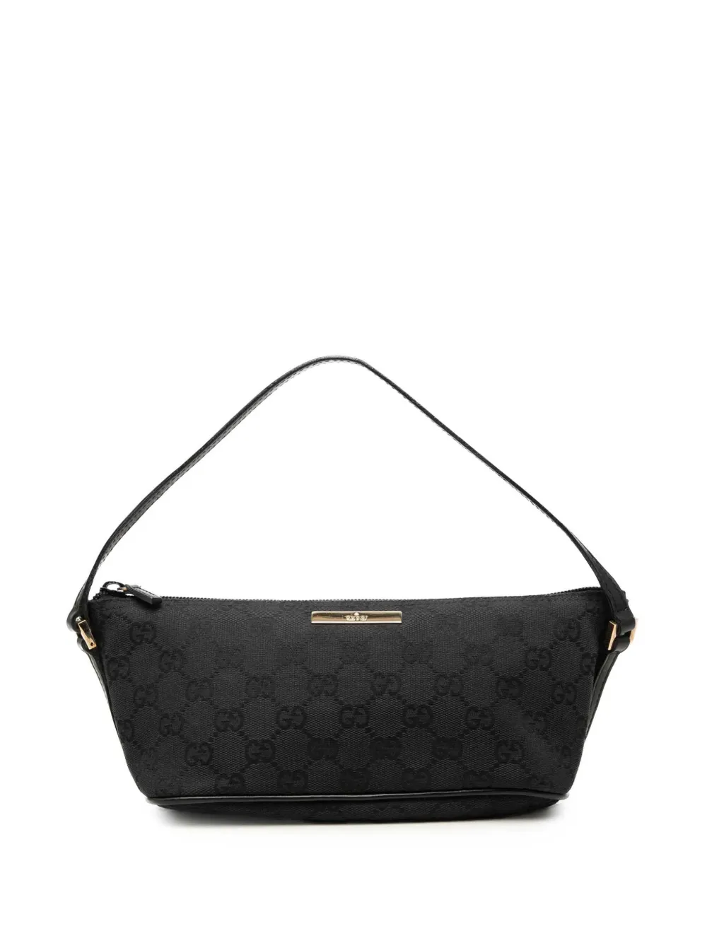 Gucci Pre-Owned 2000-2015 GG Canvas Boat shoulder bag - Nero