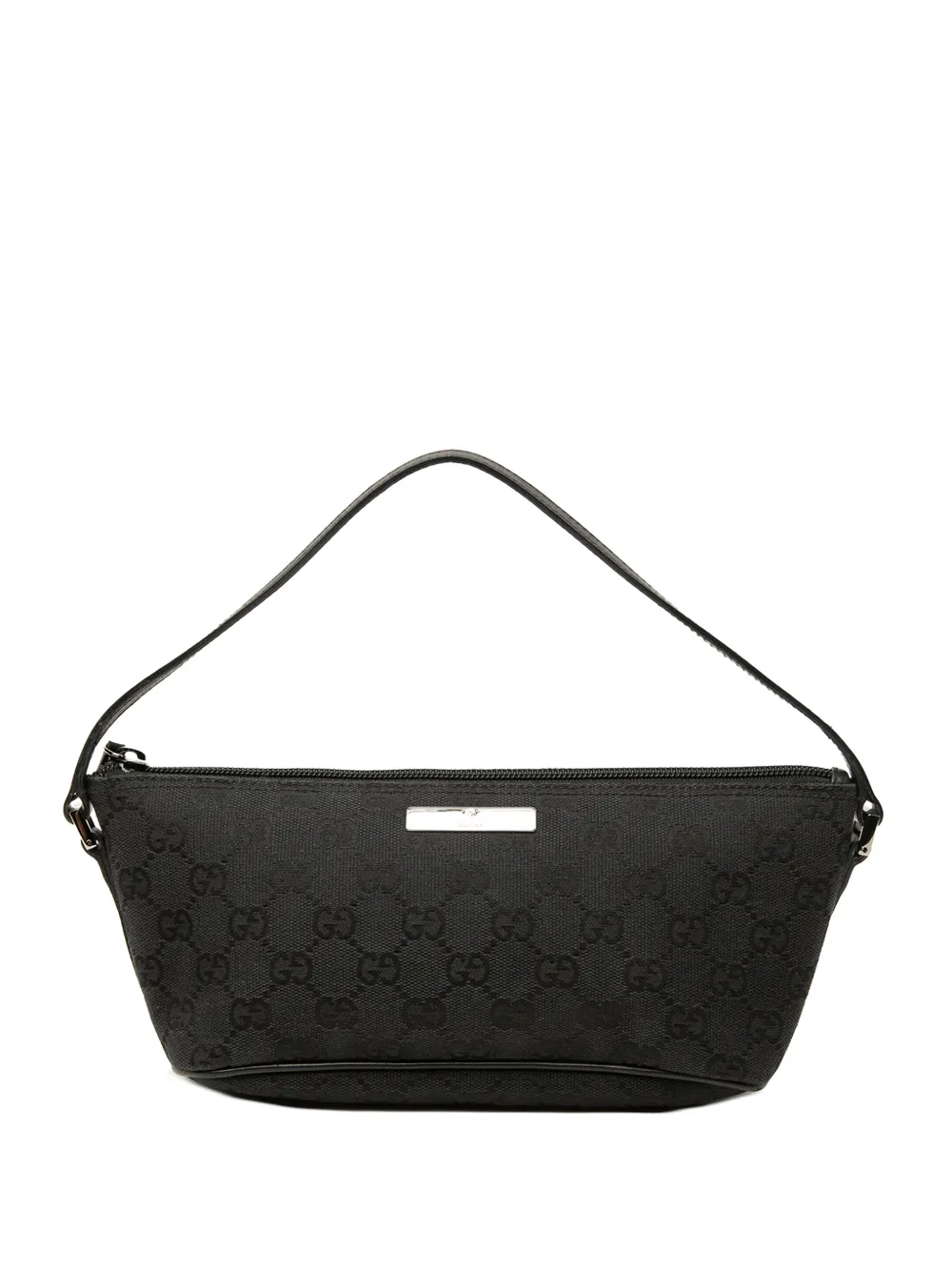 Gucci Pre-Owned 2000-2015 GG Canvas Boat shoulder bag - Nero