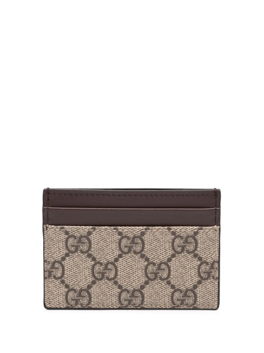 Gucci Pre-Owned 2000-2015 GG Supreme card holder - Toni neutri