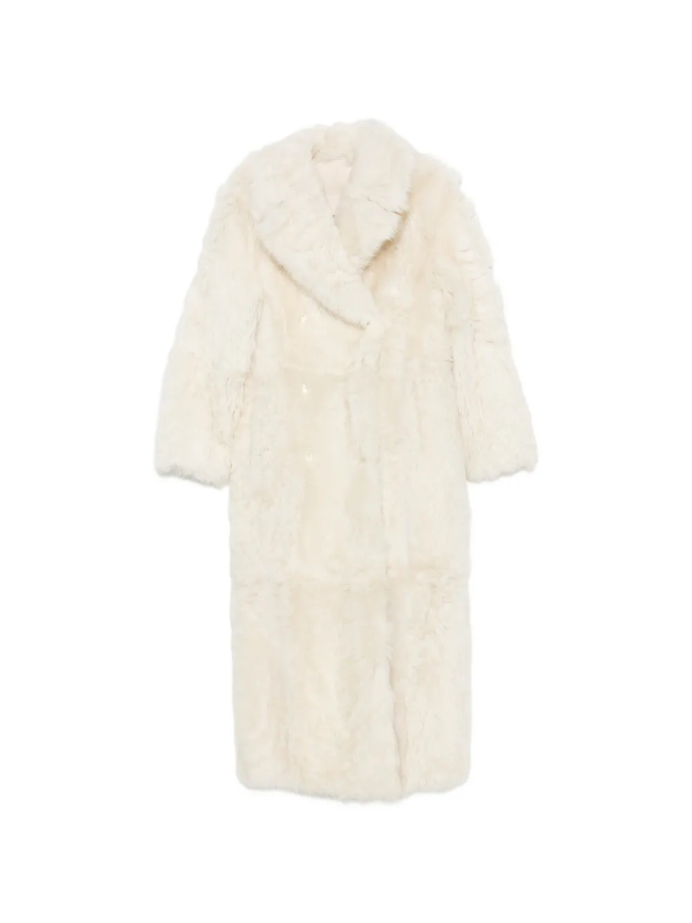 Yves Salomon double-breasted shearling coat