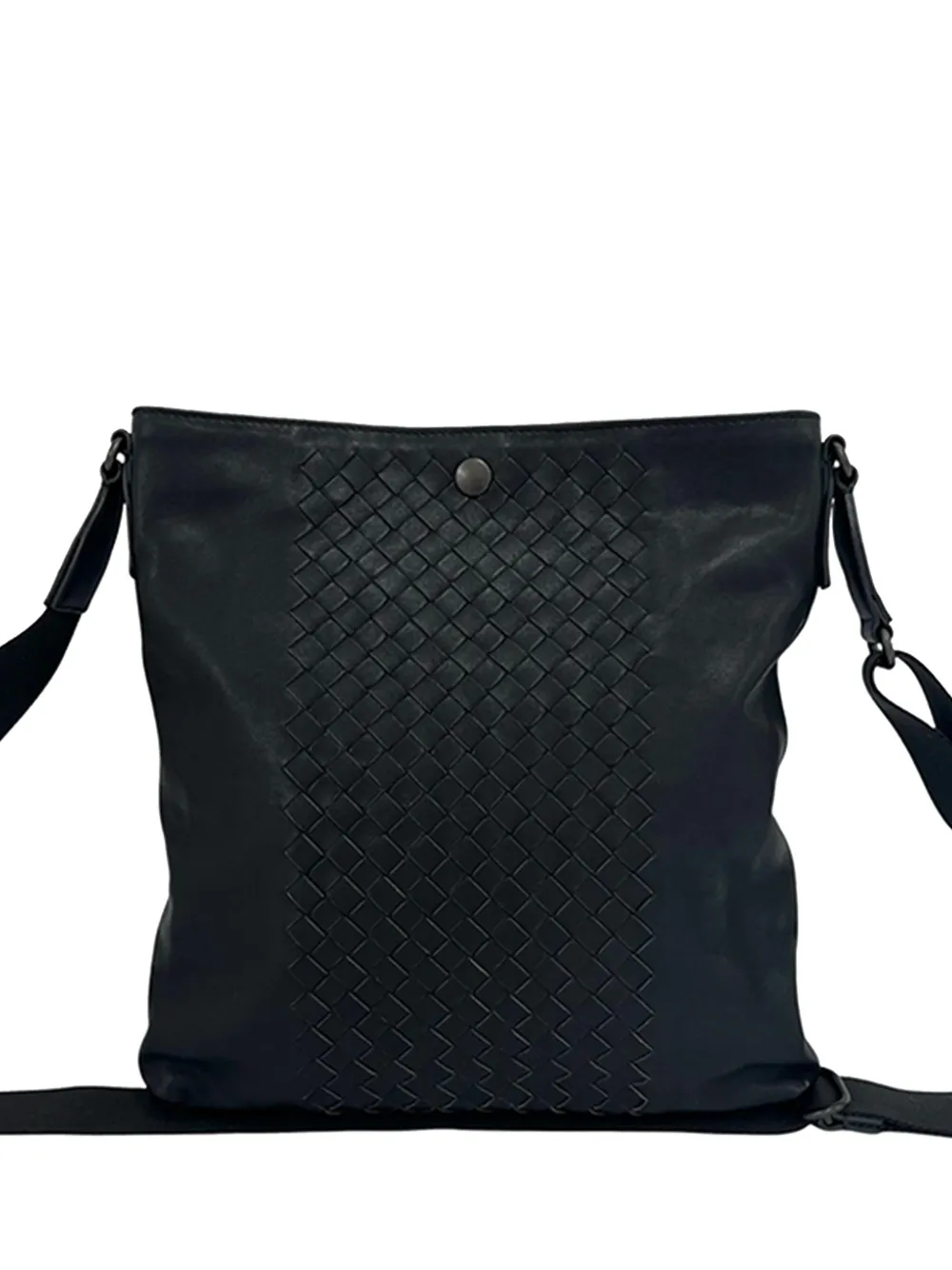 Bottega Veneta Pre-Owned 2012-2026 Nappa Intrecciato crossbody bag - Nero