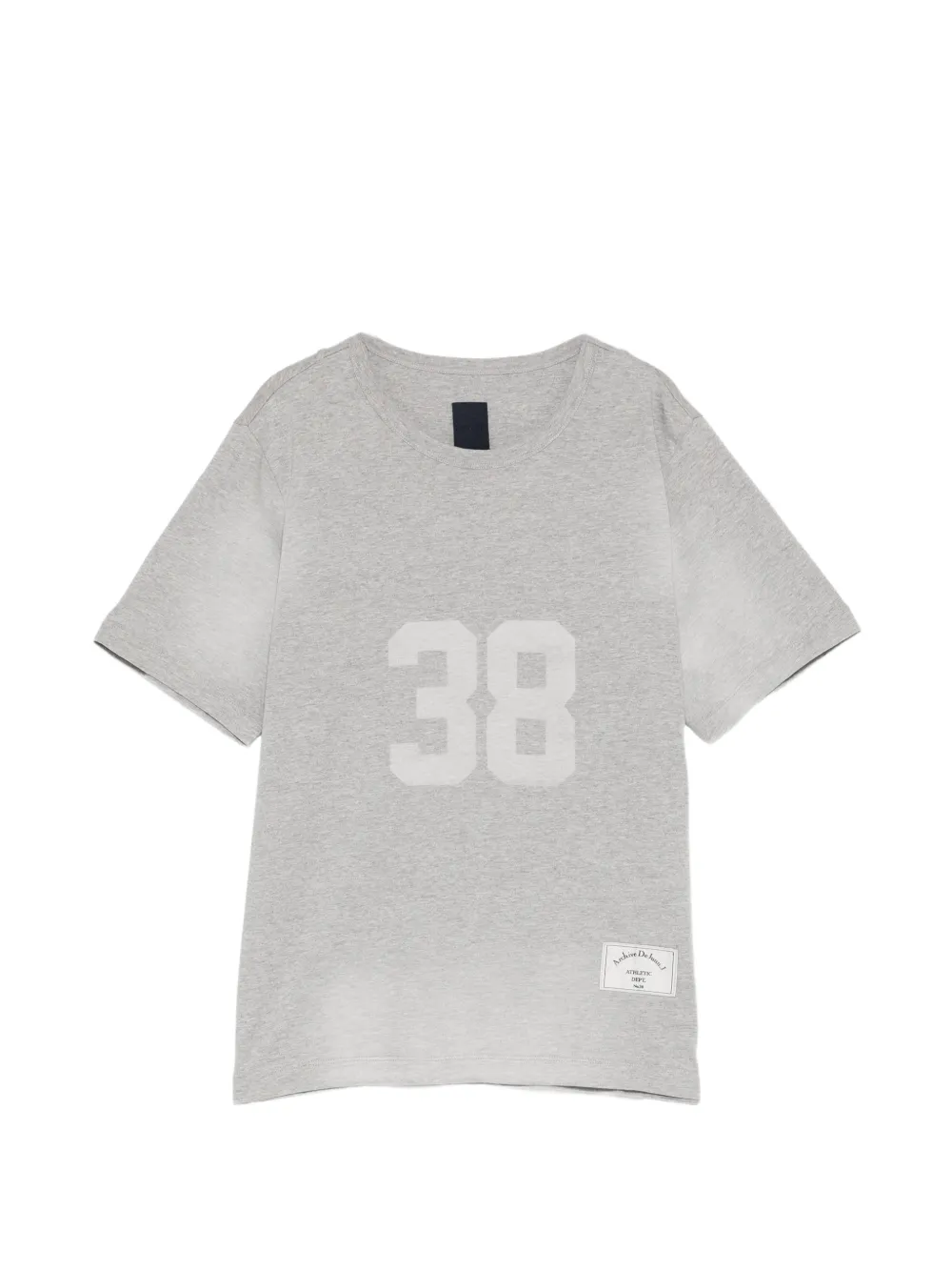 Juun.J number-print logo-patch T-shirt