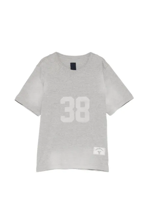 Juun.J number-print logo-patch T-shirt