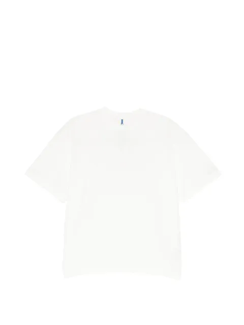 Ader Error logo-patch pleated T-shirt