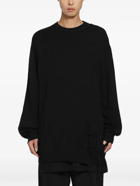 Yohji Yamamoto round-neck sweater