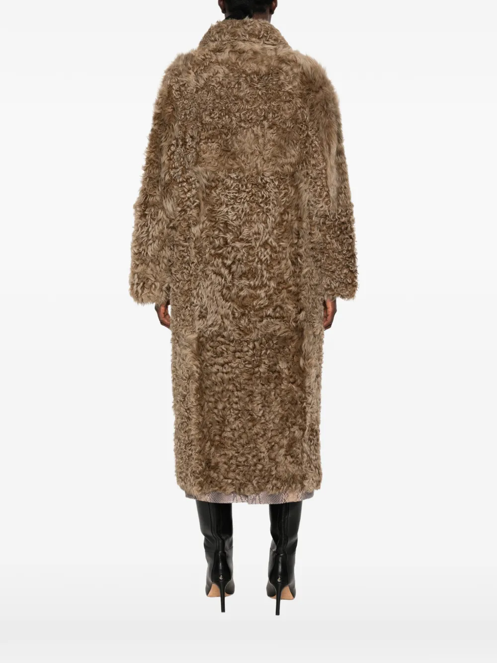 Arma Cristina shearling coat Bruin
