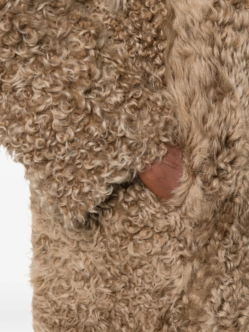Arma Cristina shearling coat Bruin