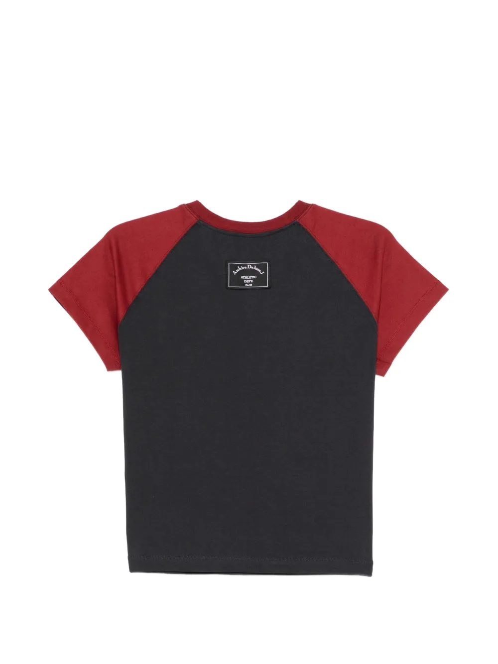Juun.J T-shirt met colourblocking en korte mouwen Rood
