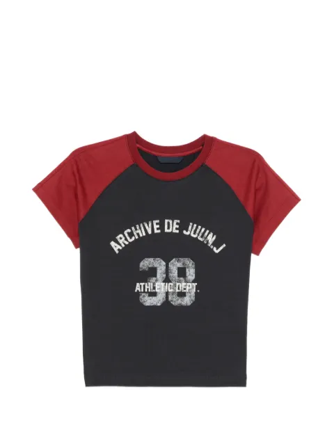 Juun.J color-block short-sleeve T-shirt