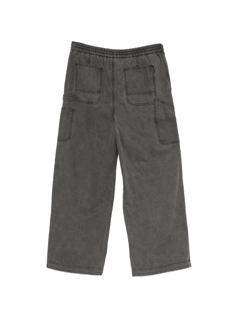 Juun.J Ripstop broek met vlakken en textuur Grijs