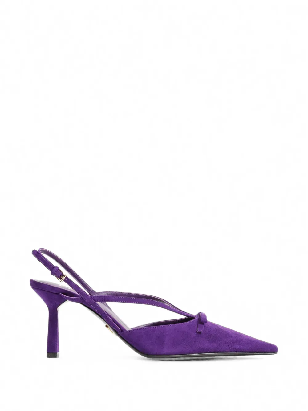 Prada Suède slingback pumps Paars