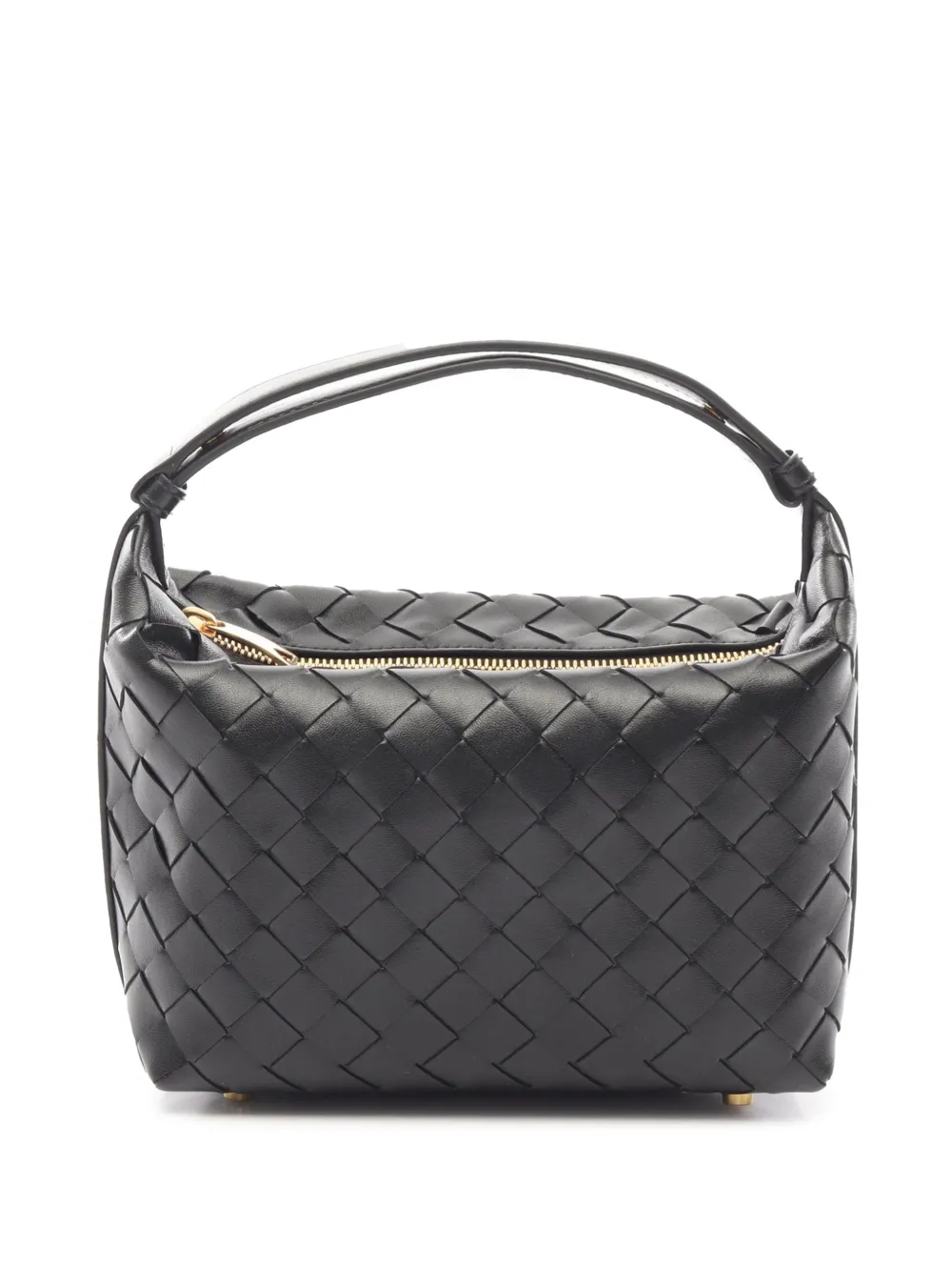 Bottega Veneta Pre-Owned 2012-2026 Mini Nappa Intrecciato Wallace handbag - Nero
