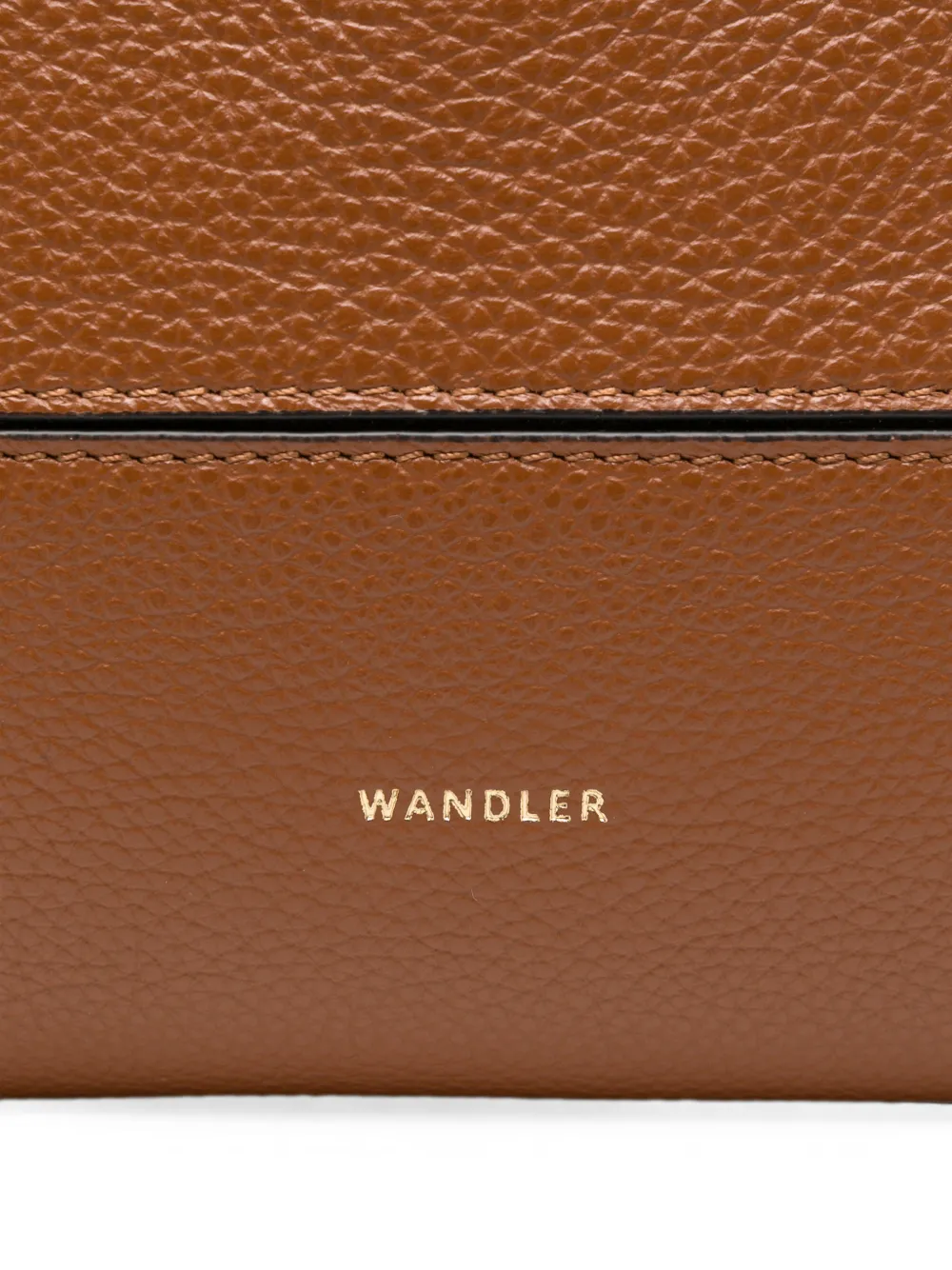 Wandler Penelope Slouch schoudertas Bruin
