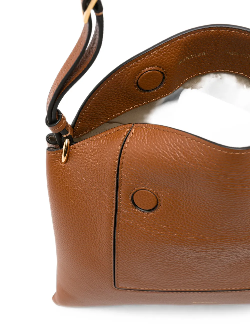 Wandler Penelope Slouch schoudertas Bruin