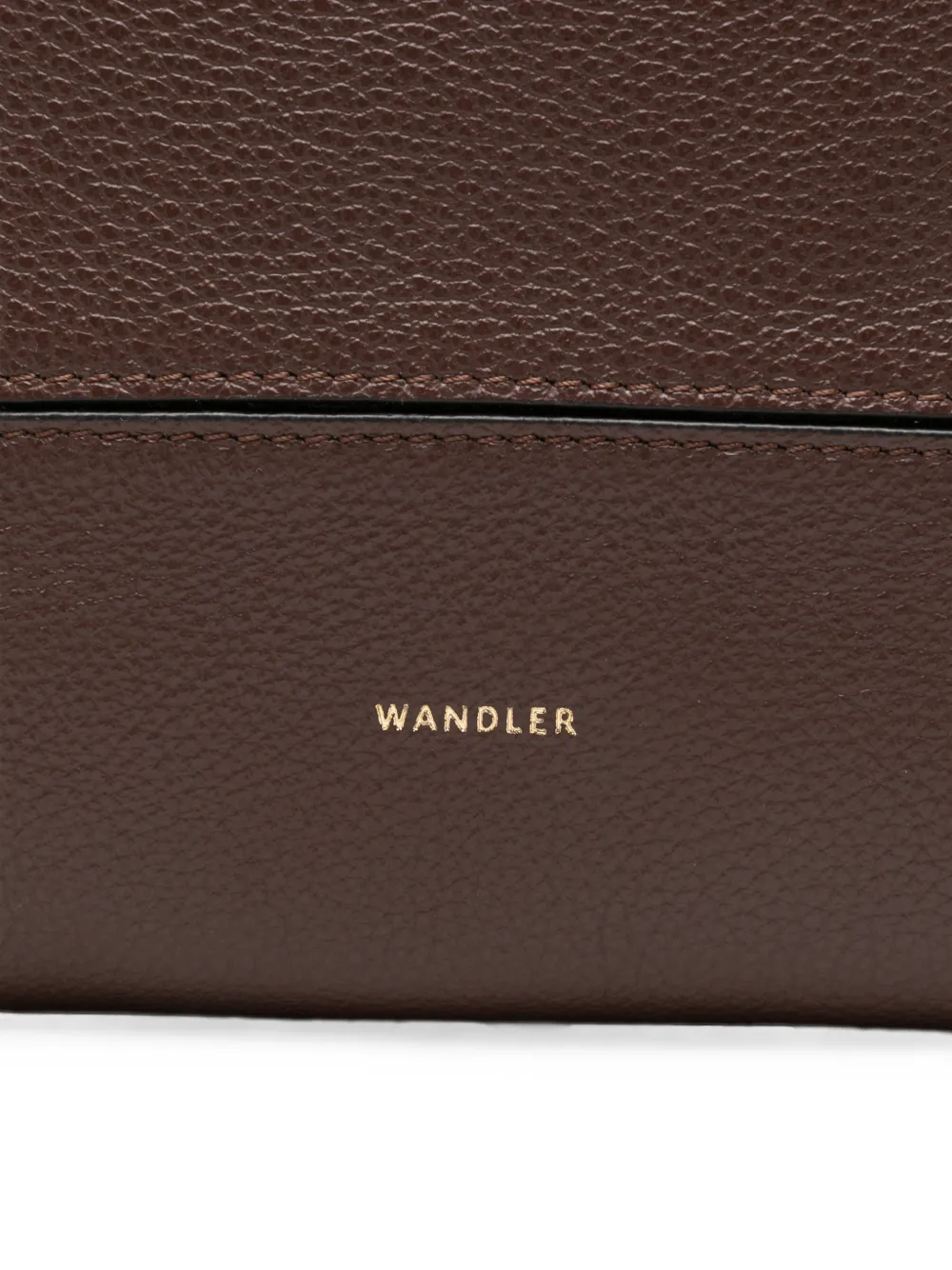 Wandler Penelope Slouch schoudertas Bruin