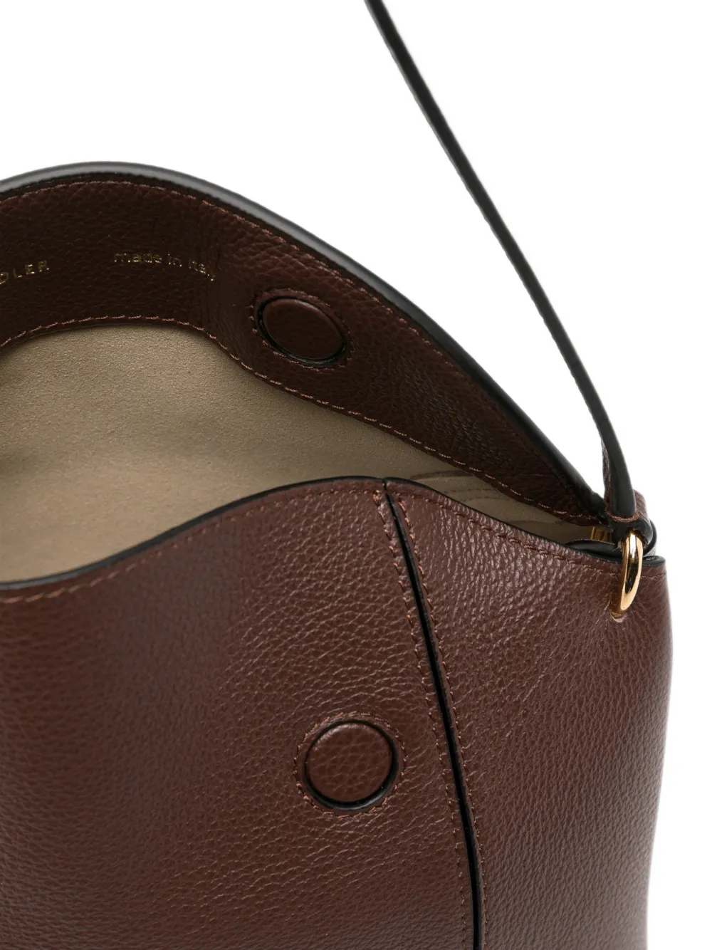 Wandler Penelope Slouch schoudertas Bruin