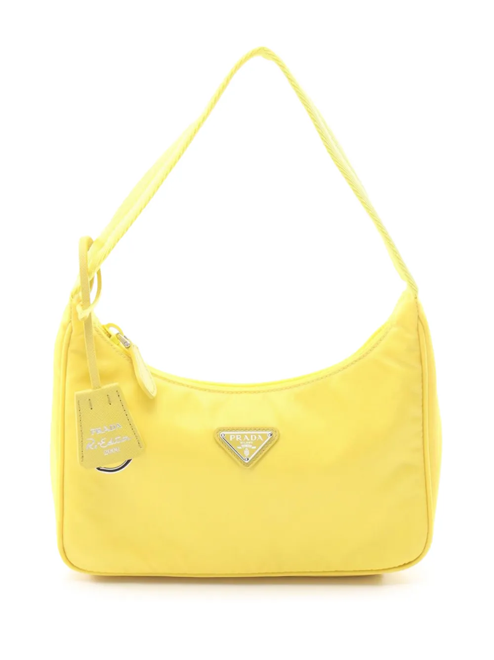 Prada Pre-Owned 2013-2026 Mini Tessuto Re Edition 2000 shoulder bag - Giallo