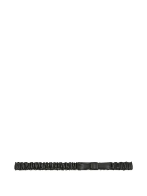 Dorothee Schumacher Feminine Edge bow-detail ruched belt