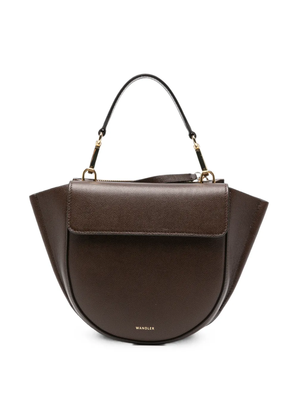 Wandler mini Hortensia caviar-leather tote bag
