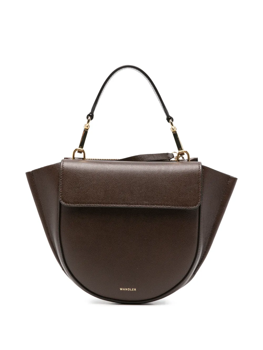 Wandler mini Hortensia caviar-leather tote bag