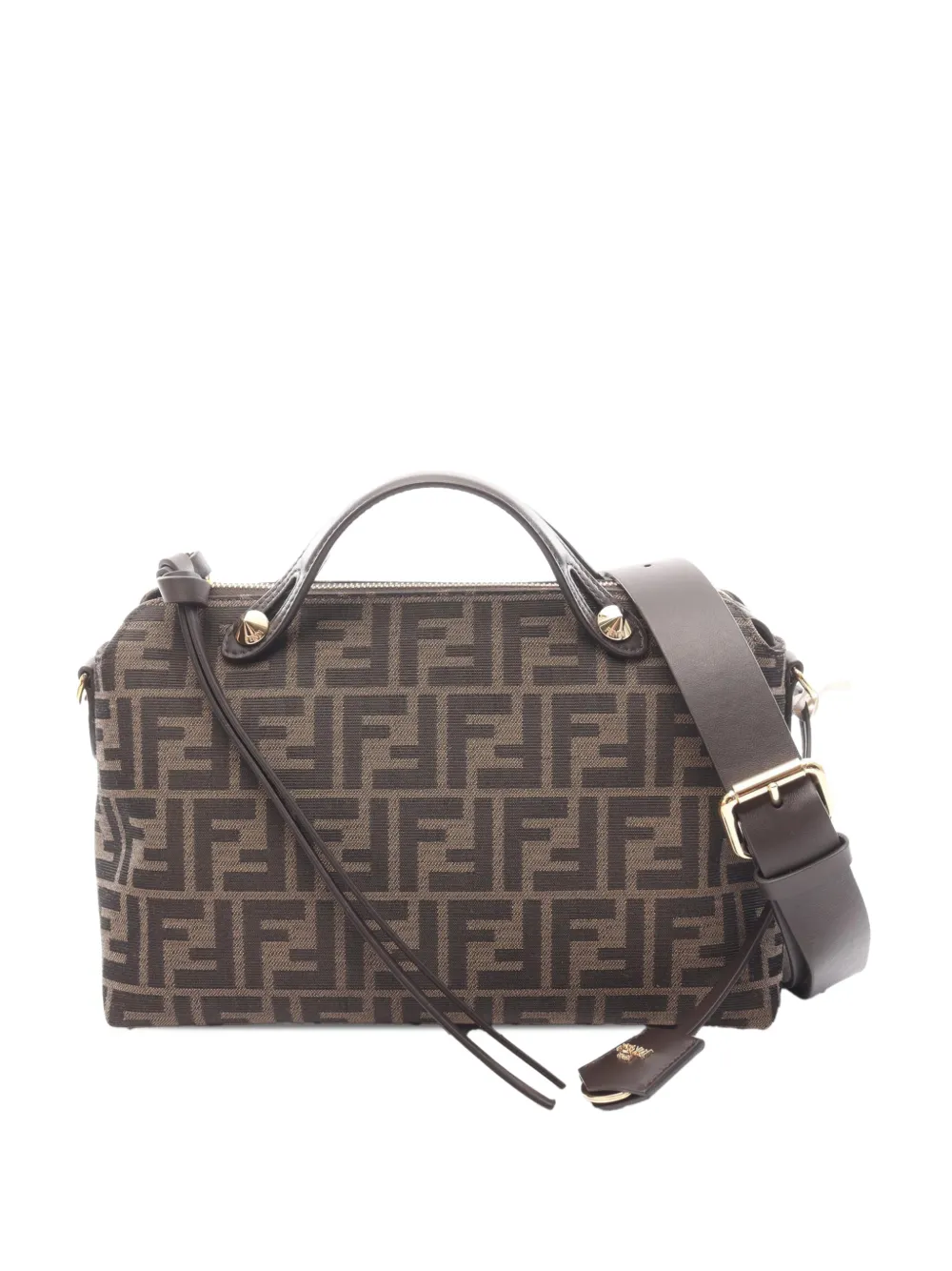 Fendi Pre-Owned 2015-2026 Medium Zuca Canvas By The Way satchel - Marrone