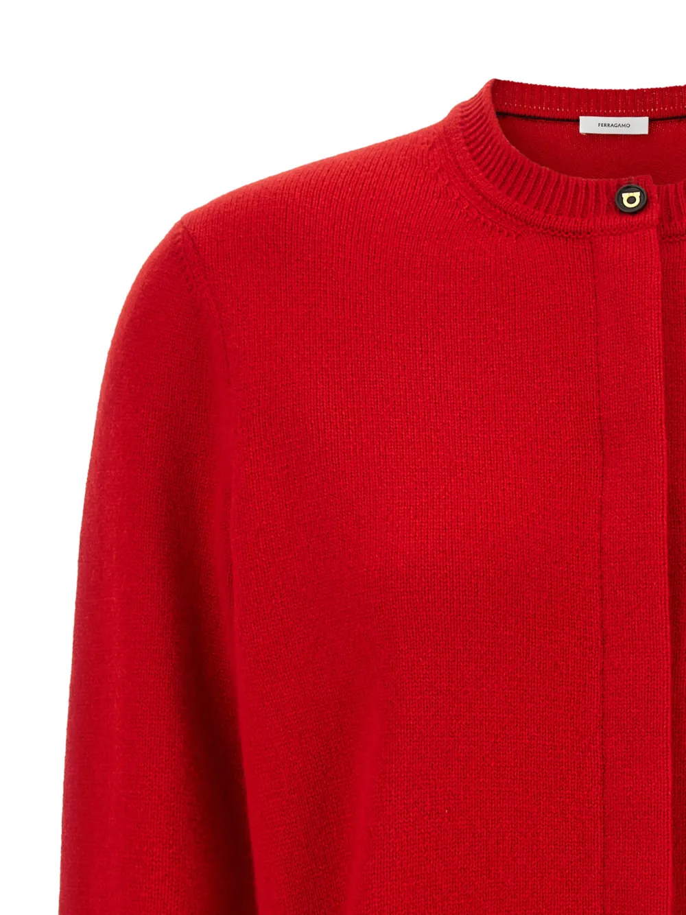 Ferragamo Vest met doorlopende riem Rood