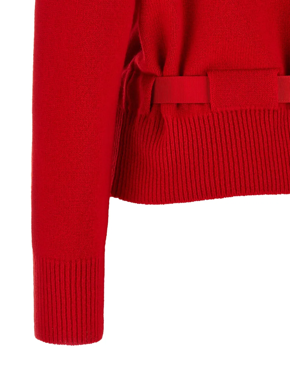 Ferragamo Vest met doorlopende riem Rood