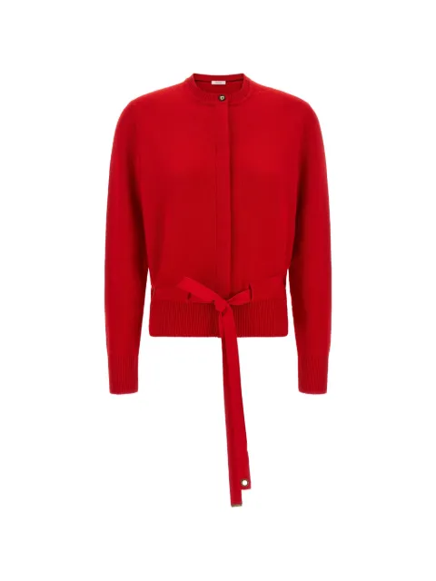 Ferragamo cardigan with thread-through belt