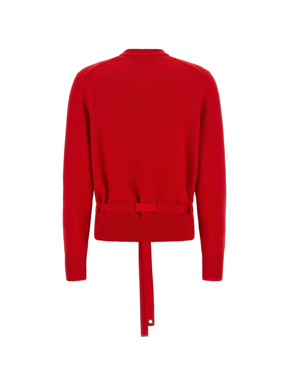 Ferragamo Vest met doorlopende riem Rood