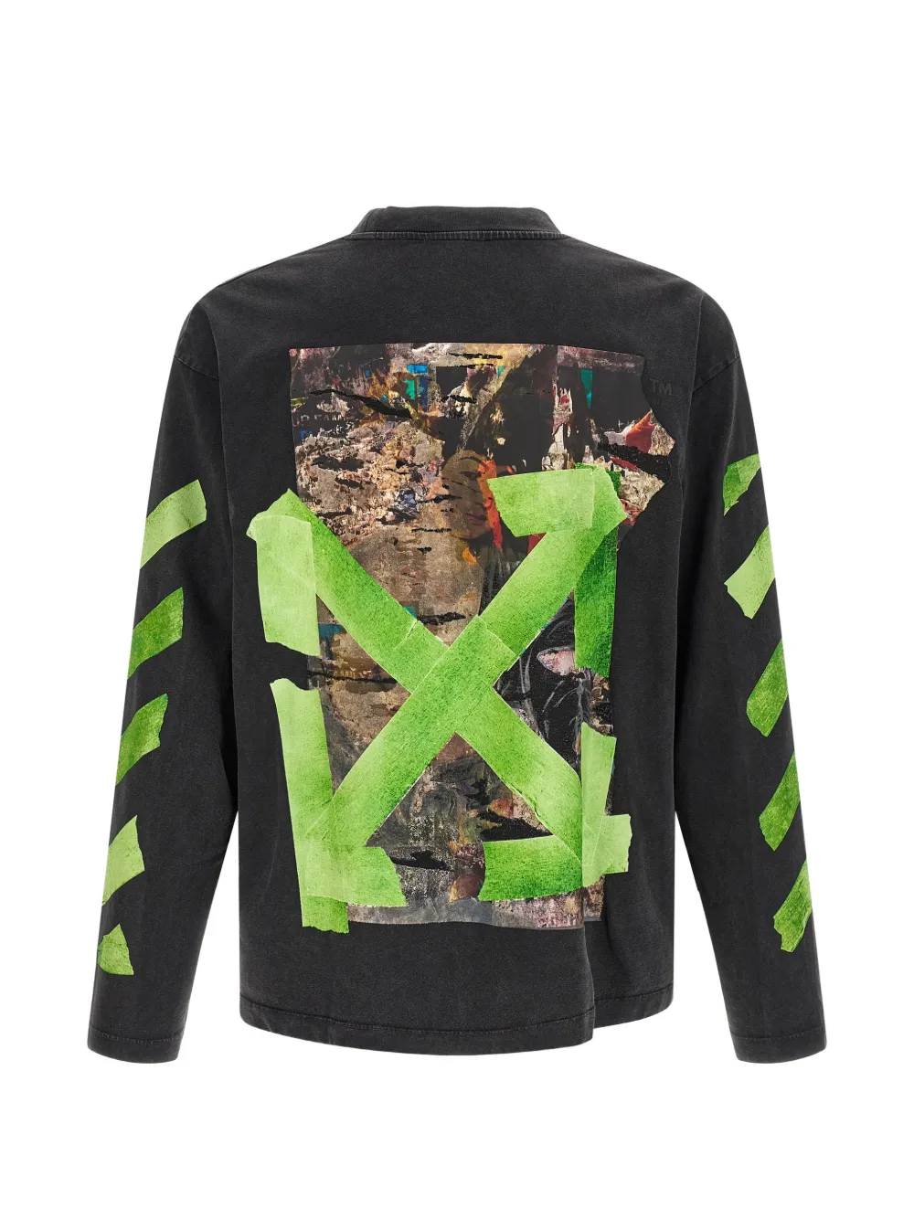 Off-White Bacco Arrow skate T-shirt Zwart