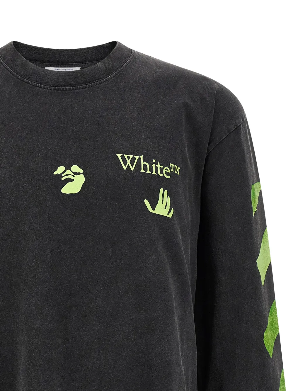 Off-White Bacco Arrow skate T-shirt Zwart