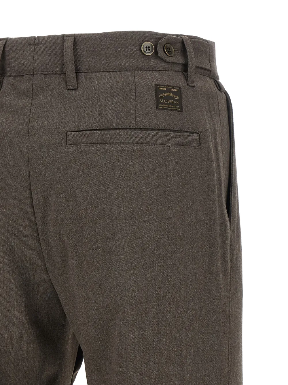 Incotex Straight broek met plooien Bruin
