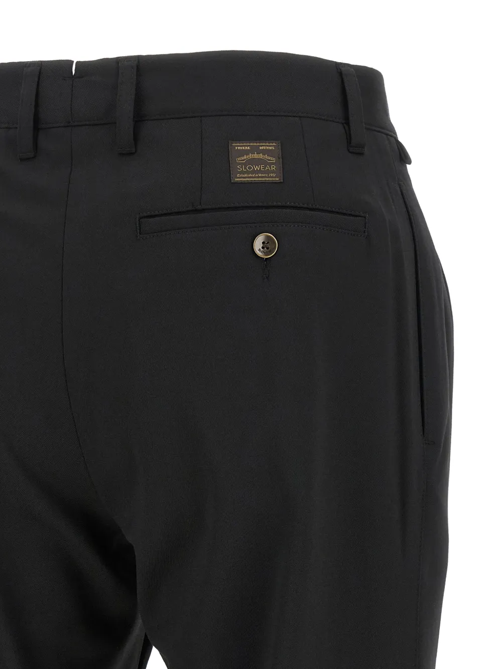Incotex pleated tailored trousers Zwart