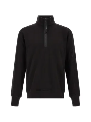C.P. Company Lens-detail half-zip Sweatshirt | Black | FARFETCH