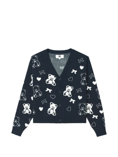 CHOCOOLATE cardigan à motif ourson
