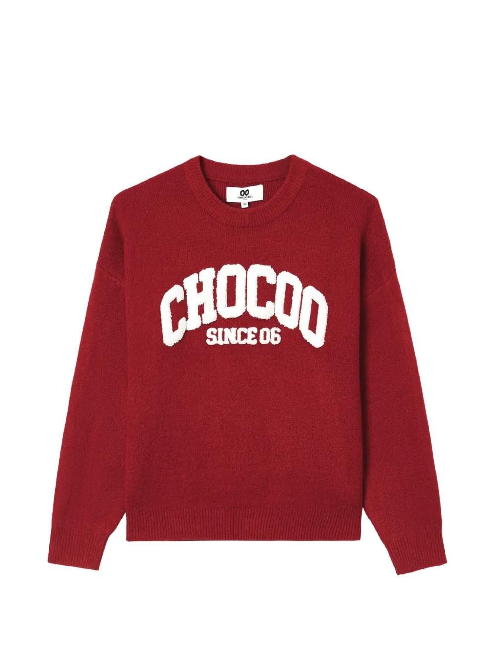 Chocoolate Logo-patch Crew-neck Sweater In Animal Print