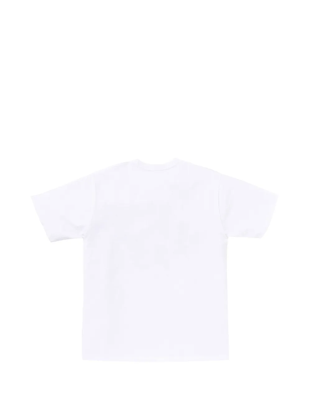 A BATHING APE 1st Camo One Point T-shirt met patch Wit