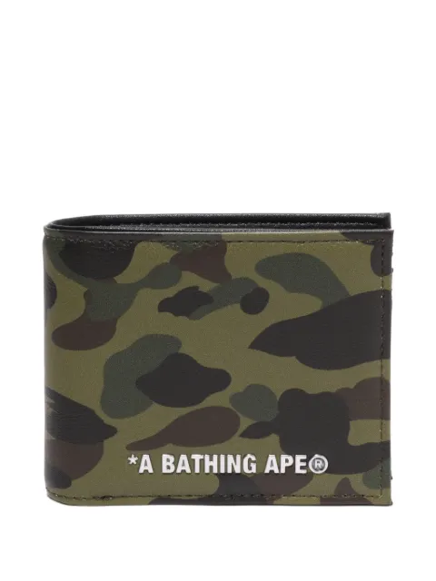 A BATHING APE® mini 1st Camo camouflage-print wallet