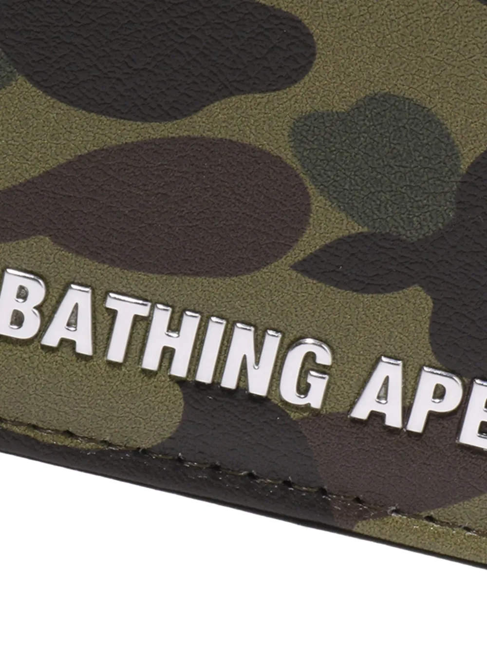 A BATHING APE 1st Camo mini-portemonnee met camouflageprint Groen