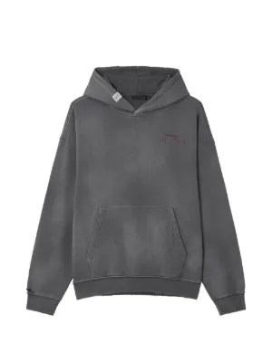 SAINT MXXXXXX Distressed Hoodie | Grey | FARFETCH