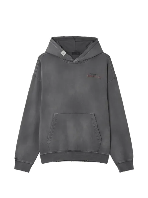 FIVE CM graphic-print distressed hoodie