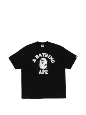 A BATHING APE® リバーシブル カモフラージュ Tシャツ | ブラック