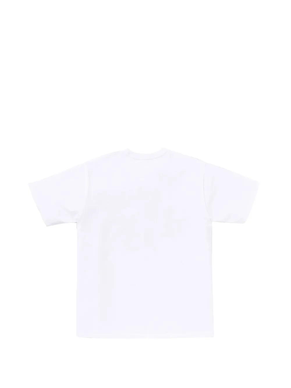 A BATHING APE College Ape Head T-shirt Wit