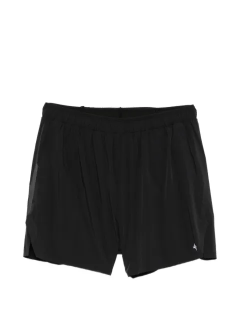 Represent logo-print elasticated shorts