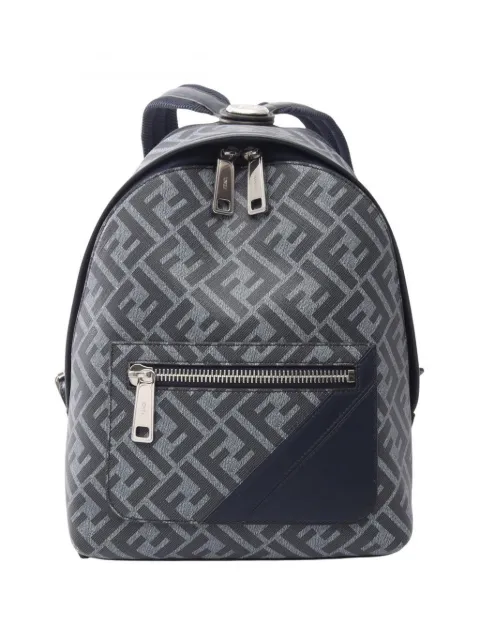 Fendi Pre-Owned 2010-2026 Small Zucca Coated Canvas Chiodo Diagonal backpack