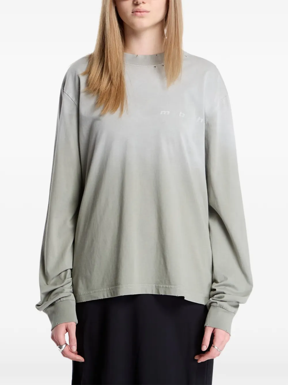 MISBHV 7:30 Pm Lakefront long-sleeve T-shirt Groen