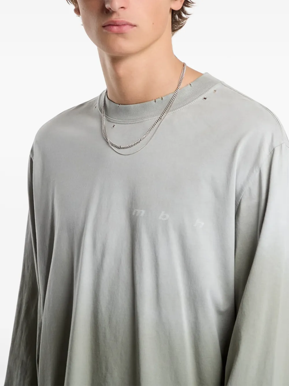 MISBHV 7:30 Pm Lakefront long-sleeve T-shirt Groen
