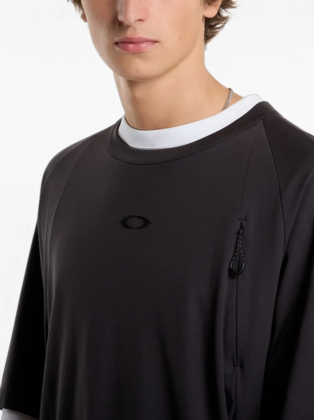 Oakley Fgl Union SS T-shirt met geborduurd logo Zwart