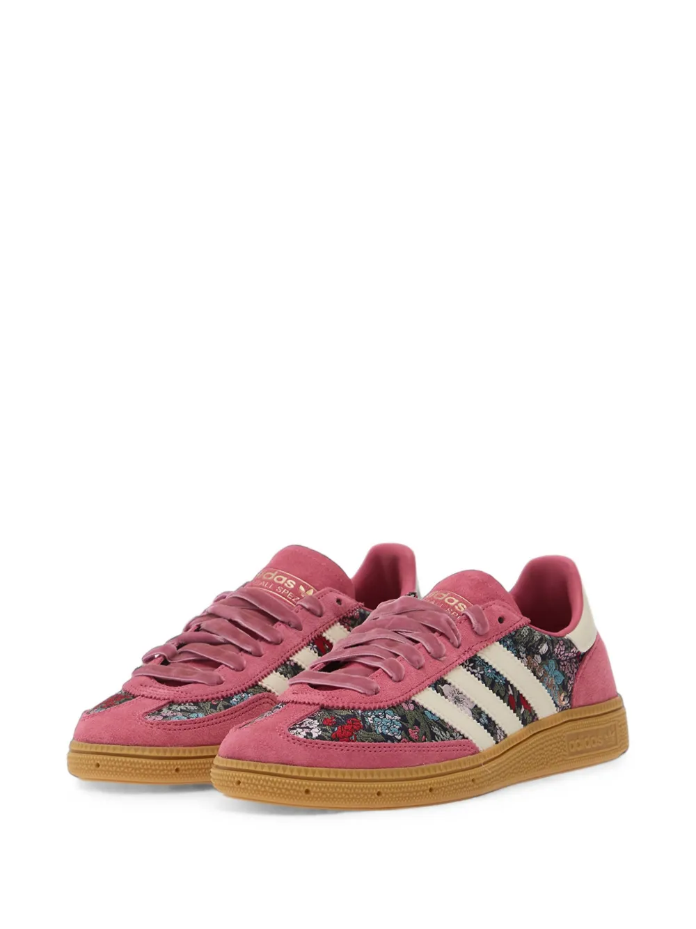 adidas x Liberty London Handball Spezial floral-print low-top sneakers Rood