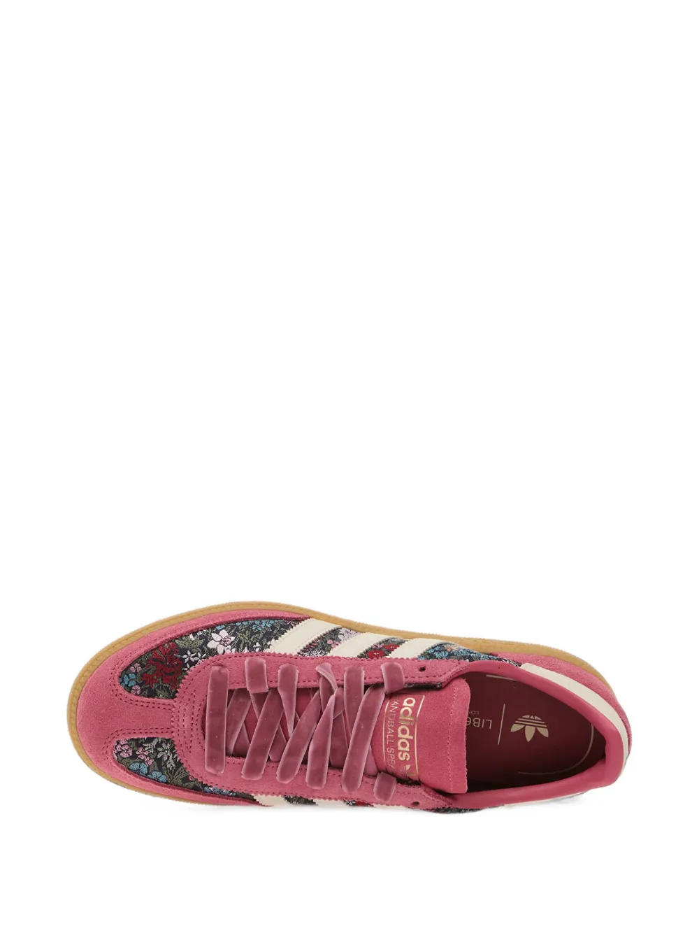 adidas x Liberty London Handball Spezial floral-print low-top sneakers Rood